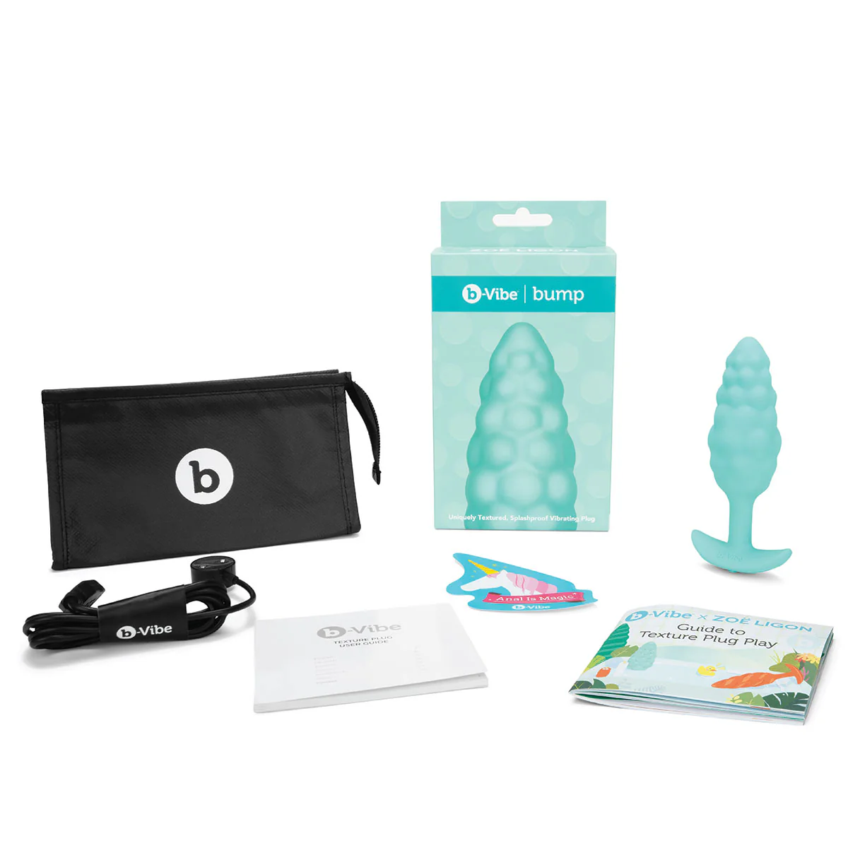 b-Vibe Bump Small Vibrating Texture Plug - Image 4