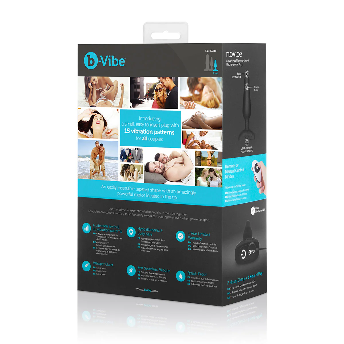 b-Vibe Novice Vibrating Butt Plug - Image 6