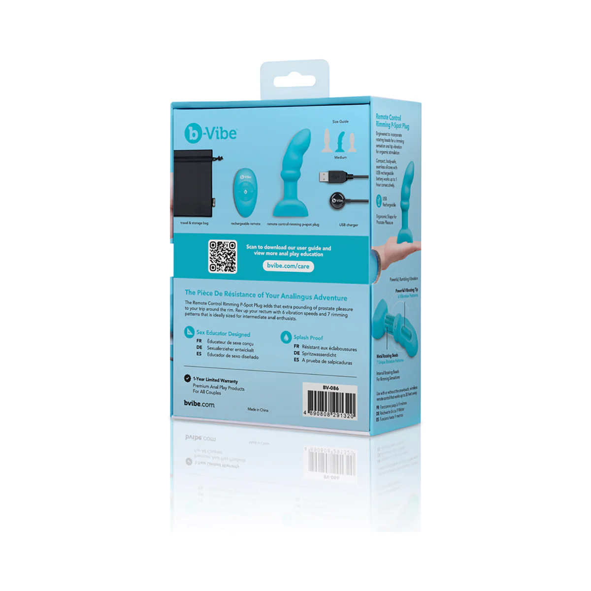 b-Vibe Remote Rimming P-Spot Plug - Image 8