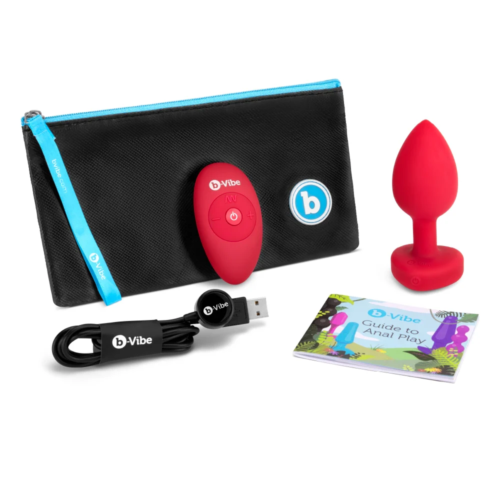 b-Vibe Vibrating Heart Plug - Image 5