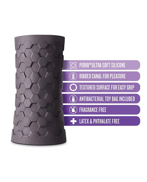 M-Elite Platinum Hekx Silicone Stroker - Image 5