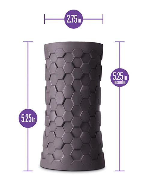 M-Elite Platinum Hekx Silicone Stroker - Image 6