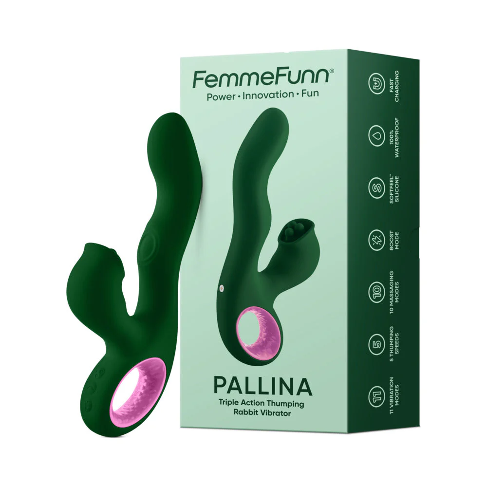 Femme Funn Pallina Triple Action Thumping Rabbit Vibrator - Image 6