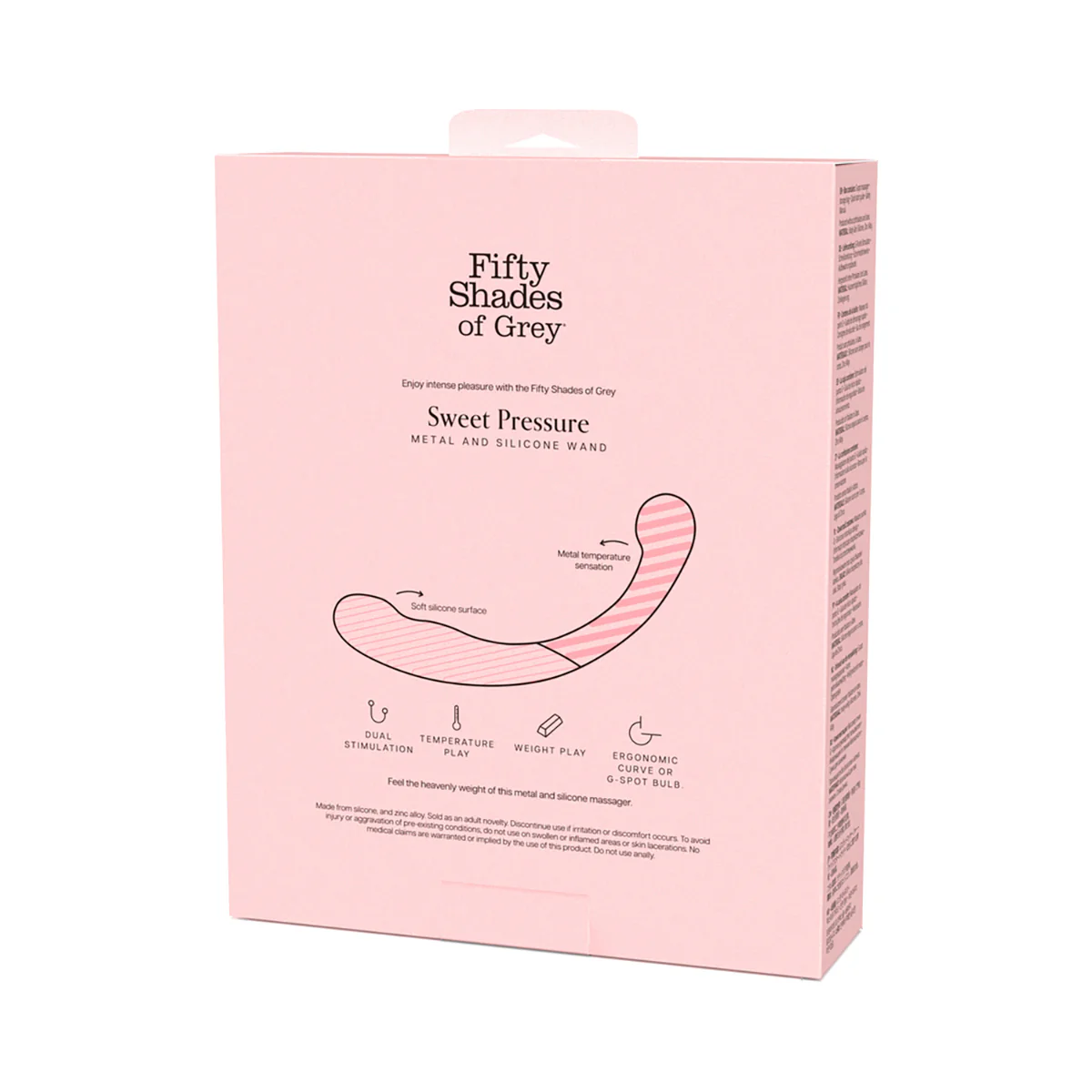 Fifty Shades Sweet Pressure Silicone and Steel Wand - Image 3