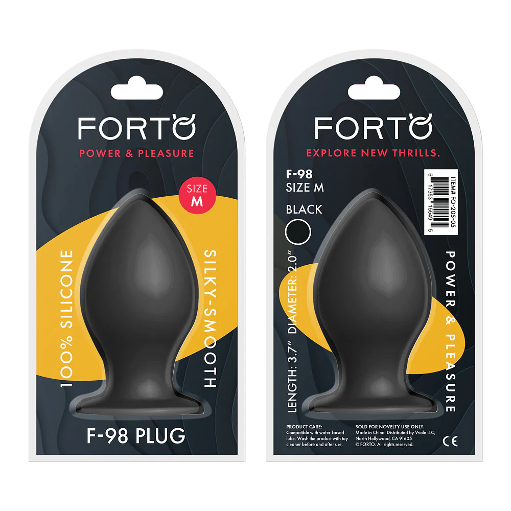 Forto F-98 Medium Cone Butt Plug - Image 3
