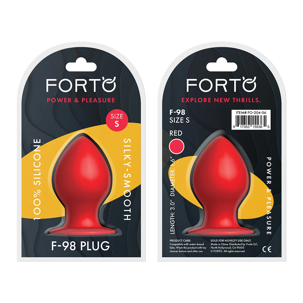 Forto F-98 Small Cone Butt Plug - Image 3