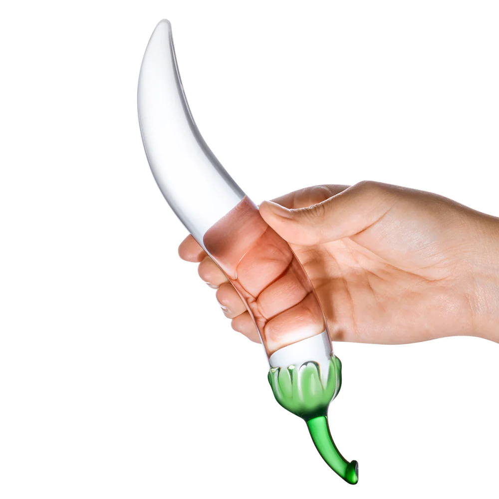 GLAS 8-Inch Chili Pepper Dildo - Image 2