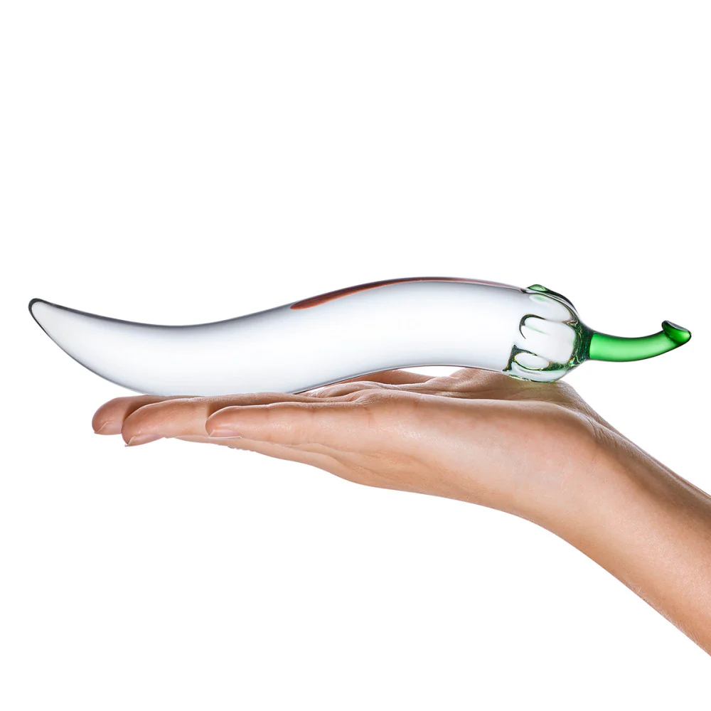 GLAS 8-Inch Chili Pepper Dildo - Image 4