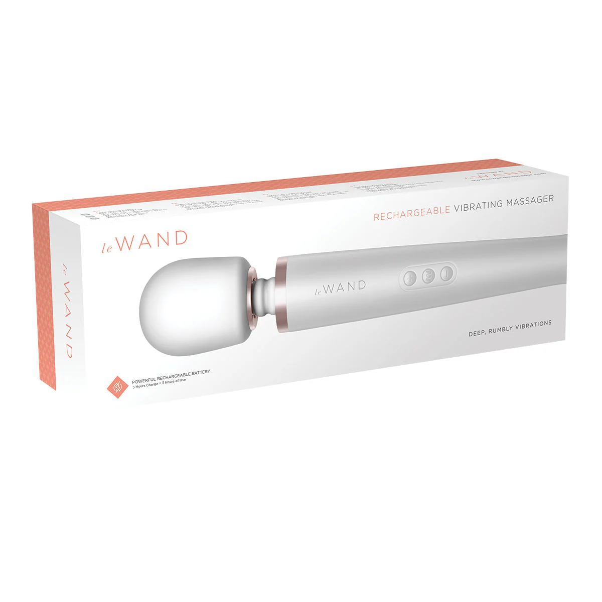 Le Wand Pearl White Vibrator - Image 4