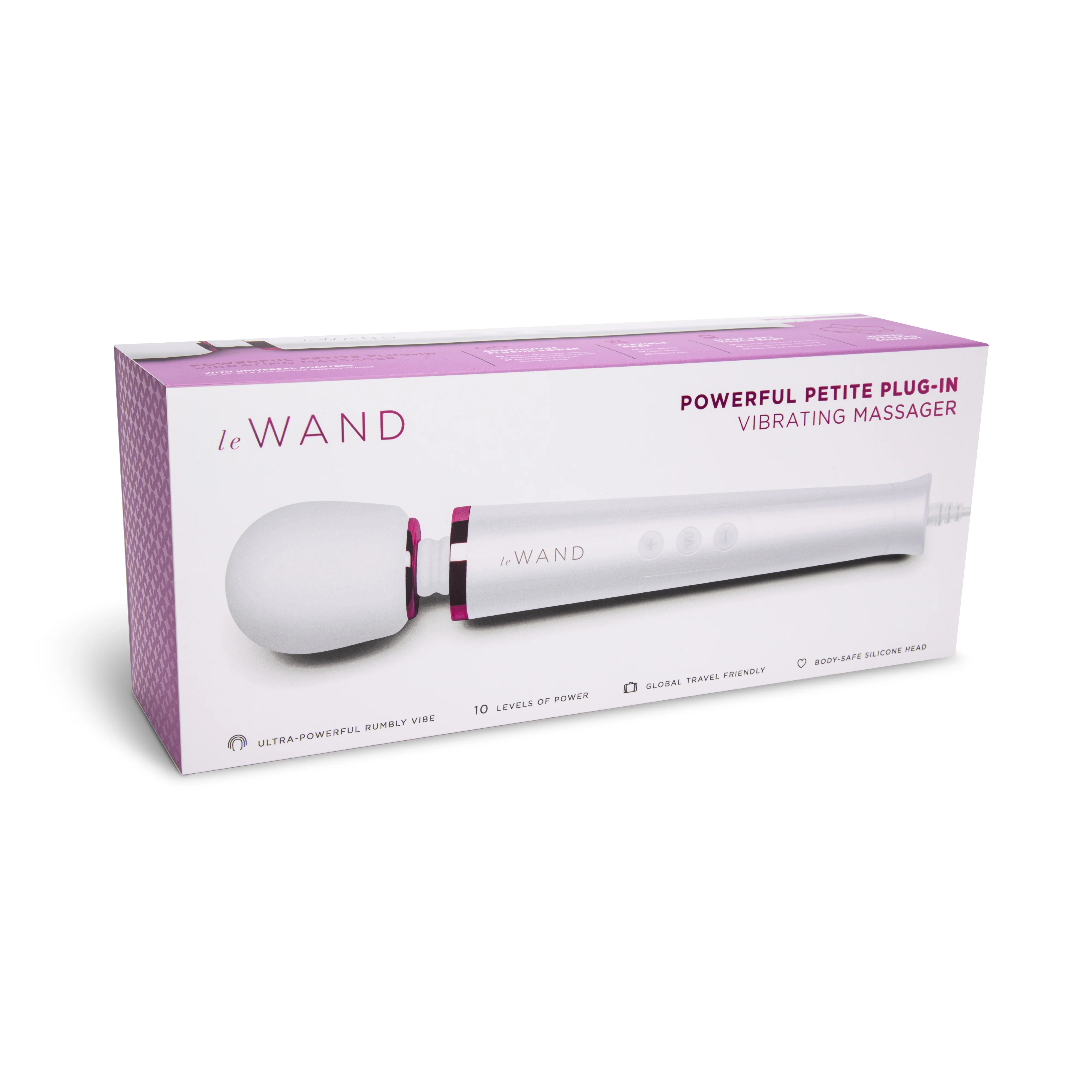 Le Wand Powerful Petite Plug-In Wand Vibrator - Image 6