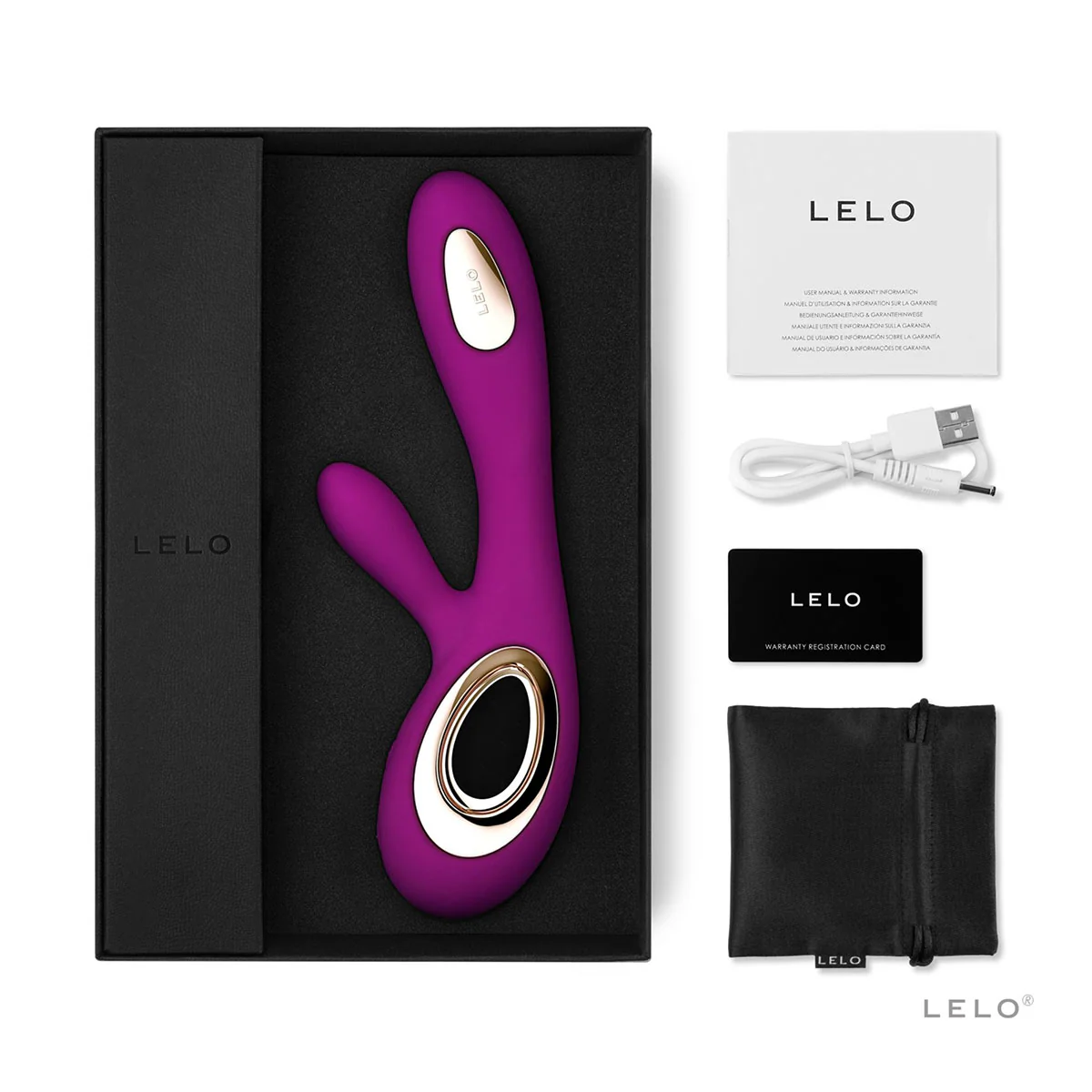Lelo Soraya Wave Rabbit Dildo - Image 5