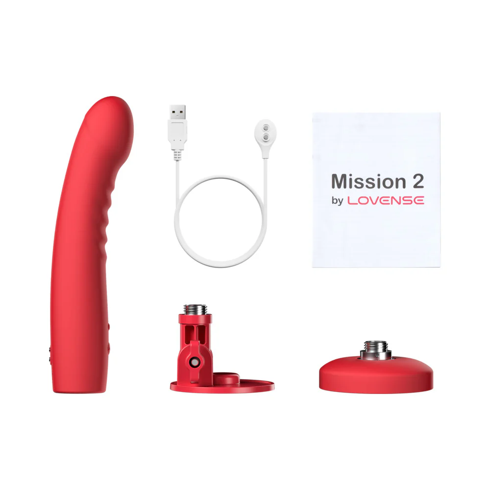 Lovense Mission 2 Vibrating Suction Cup Dildo - Image 4