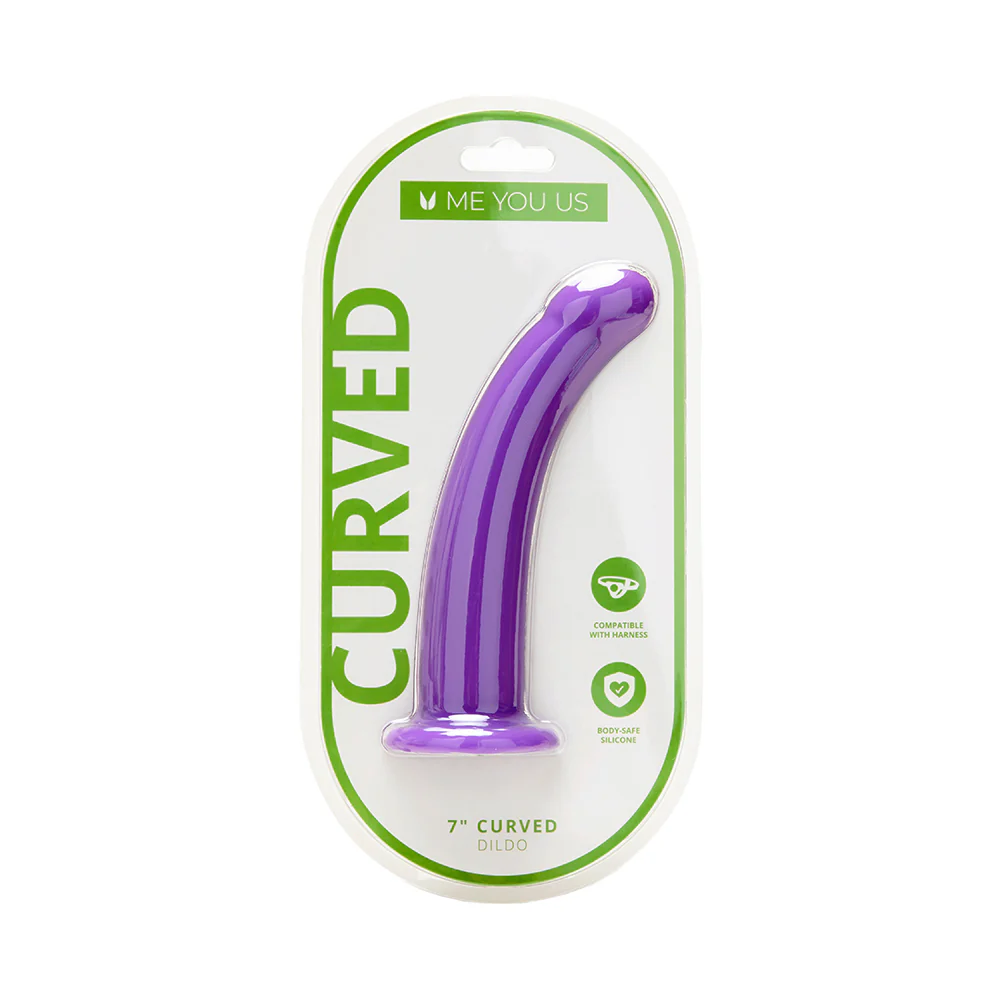 Me You Us 7 Inch Curved Silicone Dildo - Image 4
