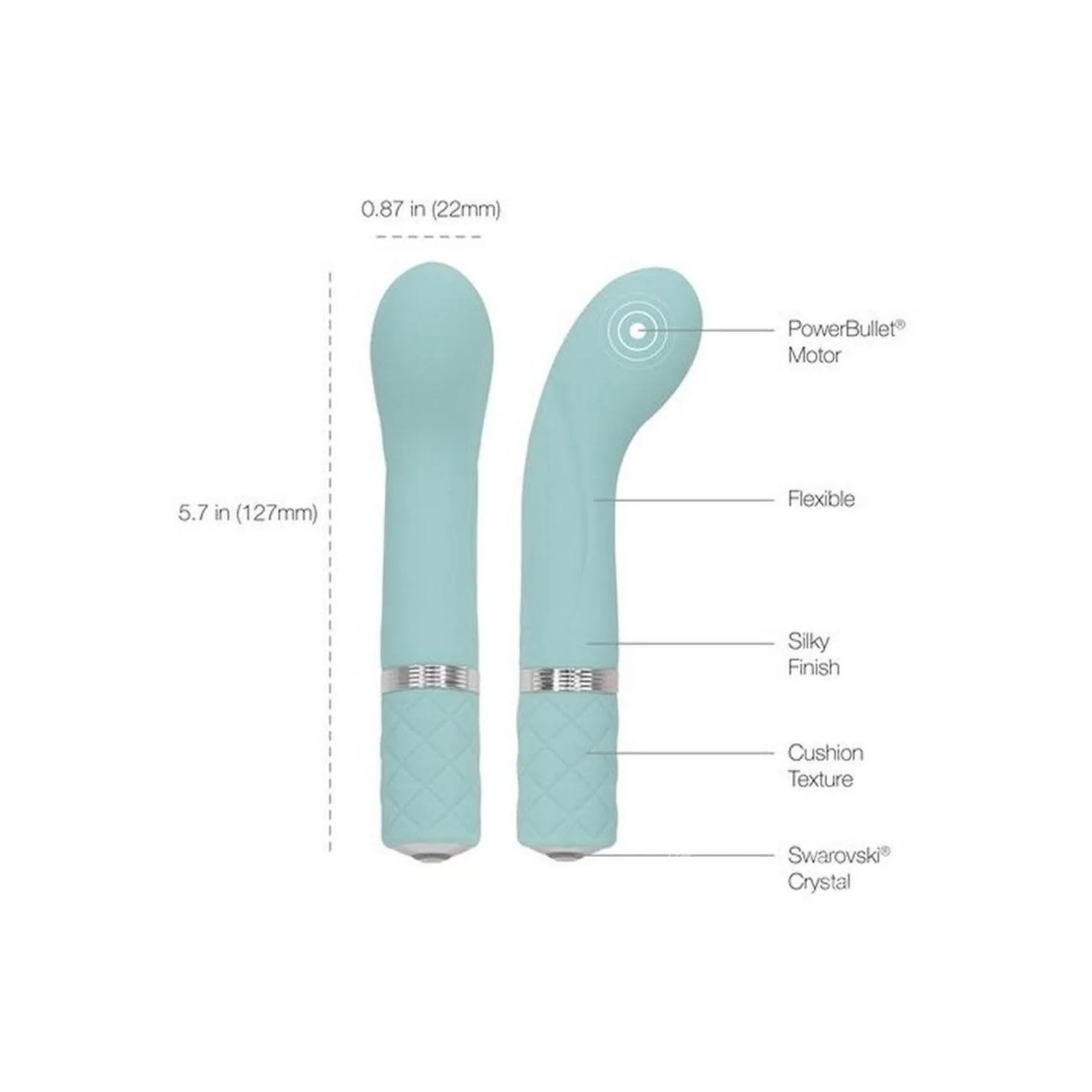 Pillow Talk Racy Mini Vibrator - Image 5