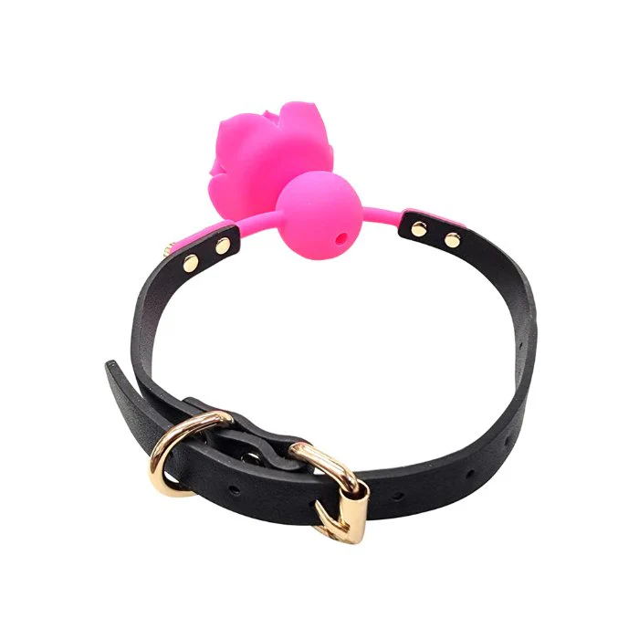 Ple'sur Flower Breathable Rose Ball Gag - Image 2