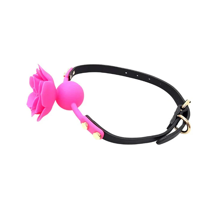 Ple'sur Flower Breathable Rose Ball Gag - Image 4