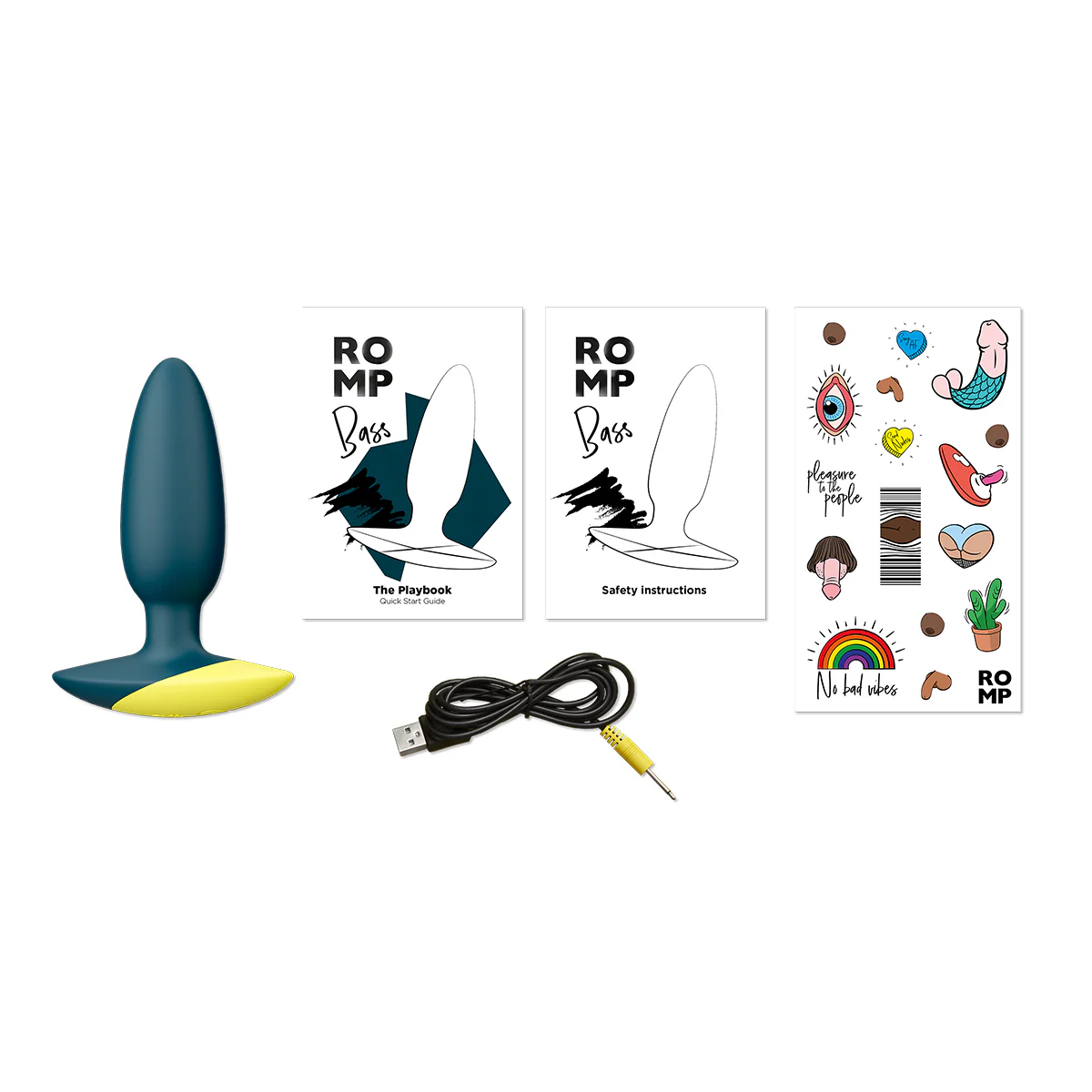 ROMP Bass Vibrating Anal Plug - Image 5