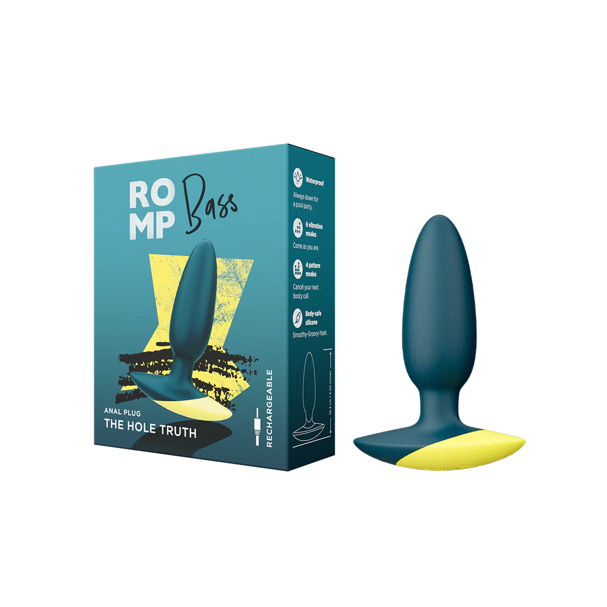 ROMP Bass Vibrating Anal Plug - Image 6