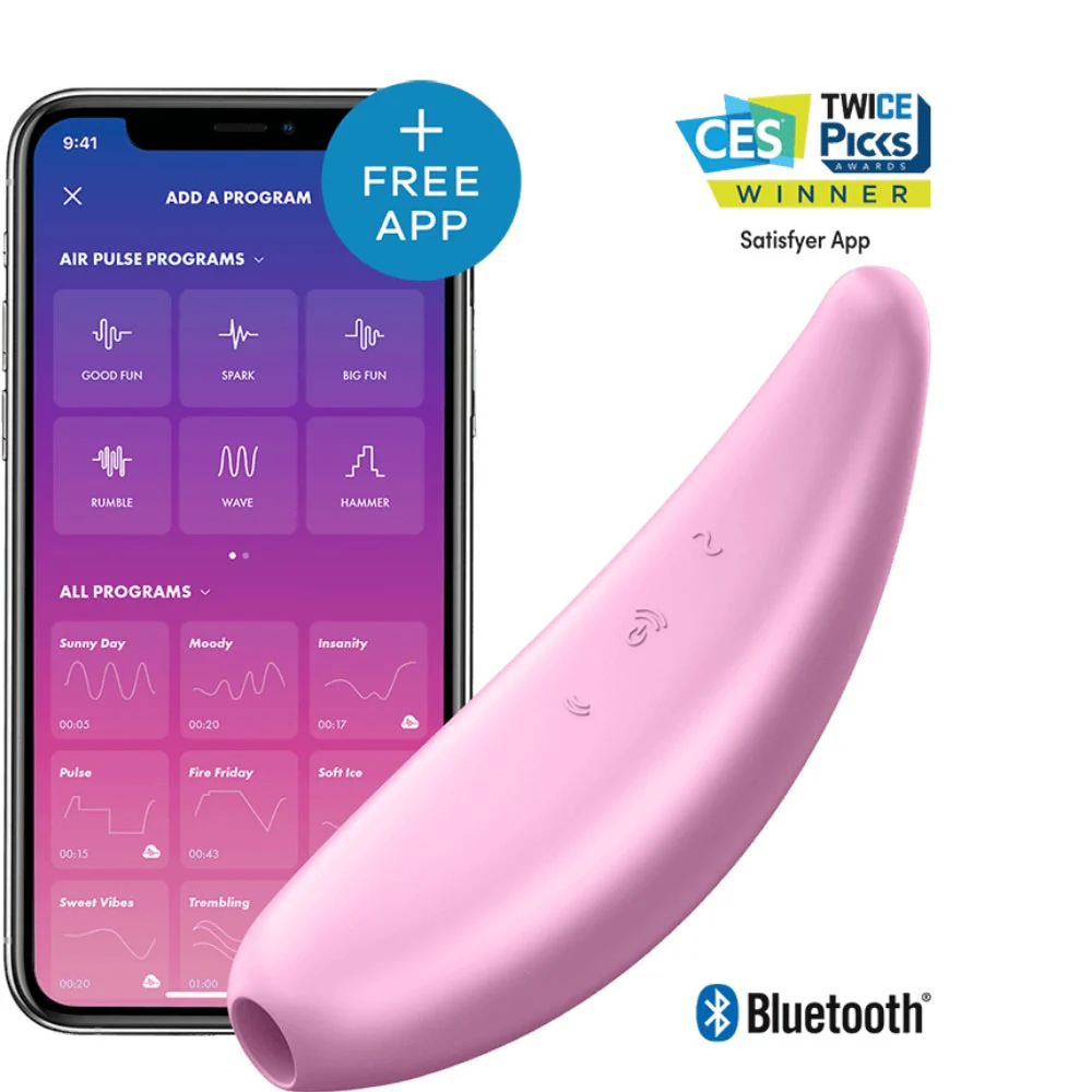 Satisfyer Curvy 2+ App-Controlled Air Pressure Vibe - Image 3