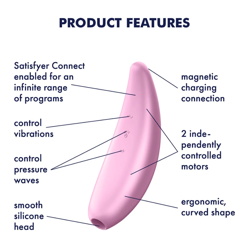Satisfyer Curvy 2+ App-Controlled Air Pressure Vibe - Image 5