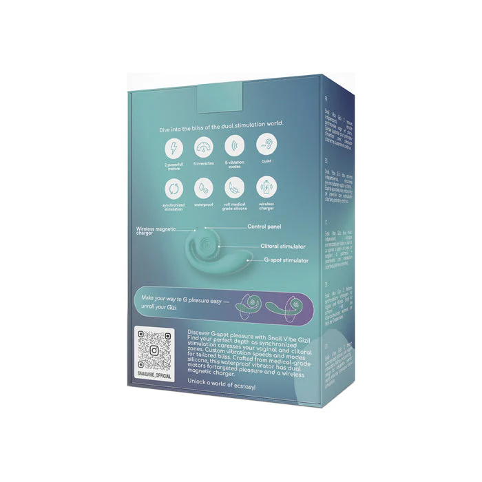Snail Vibe Gizi Dual Motor Rabbit Style Compact Vibrator - Image 7