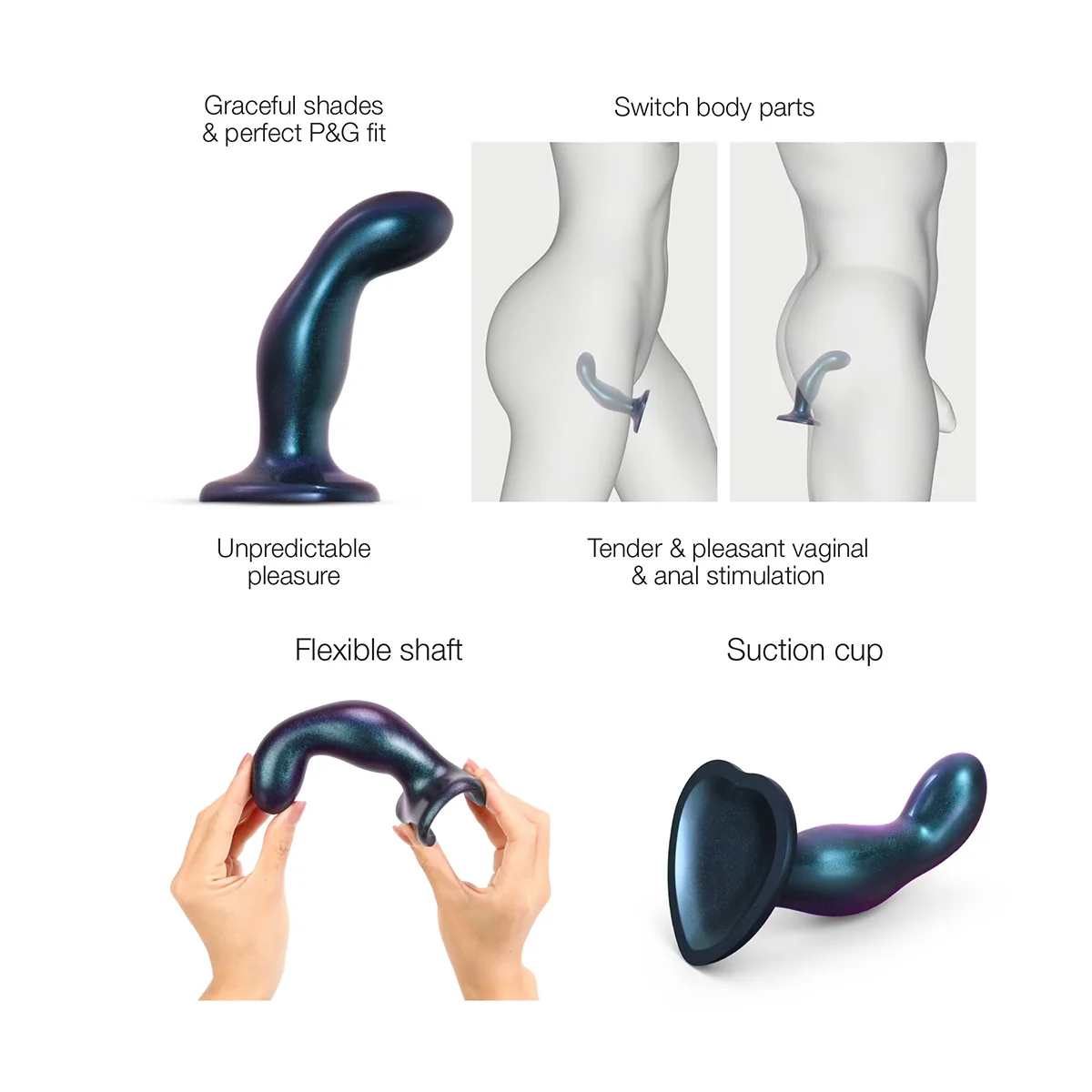 Strap-On-Me Snaky Medium Plug Dildo - Image 3