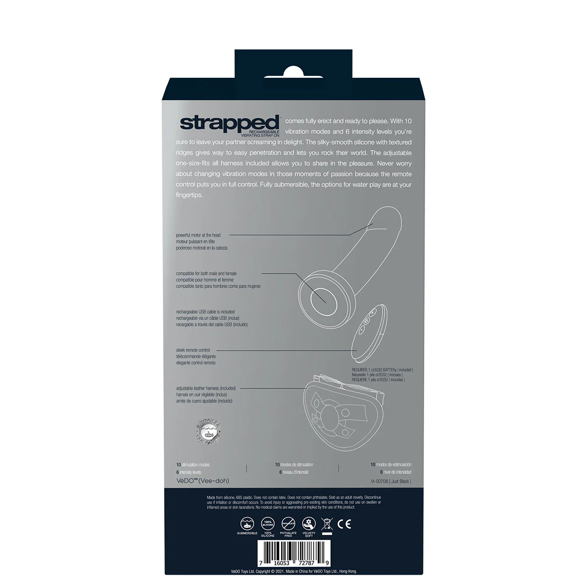 VeDO Strapped Vibrating Strap-On - Image 6