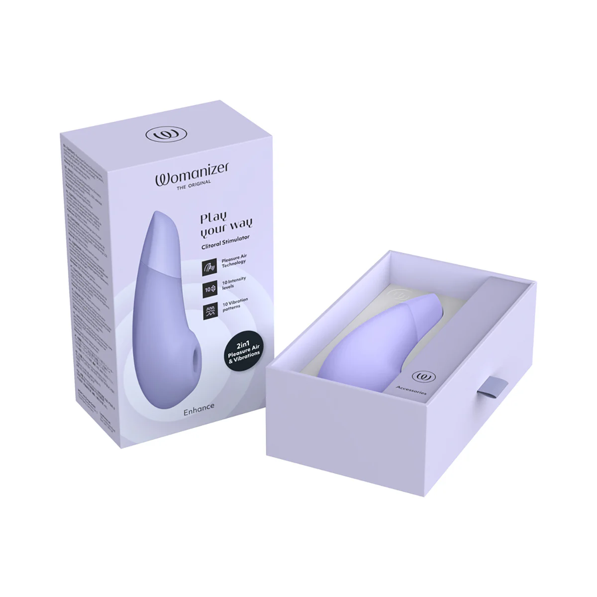 Womanizer Enhance Vibrating Air Pressure Clitoral Stimulator - Image 8