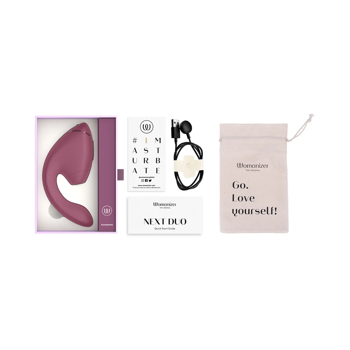 Womanizer Next Duo Dual Air Pressure Clitoral Stimulator and G-Spot Vibrator - Image 9